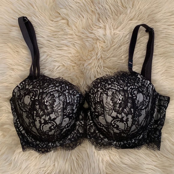 Victoria's Secret Other - Victoria’s Secret Dream Angels Demi Black Lace Bra